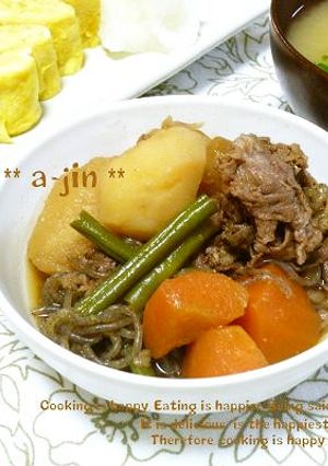 しっかり味の肉じゃが-レシピのメイン写真