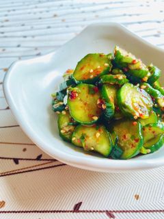韓国料理ー胡瓜のさっぱり和え-レシピのメイン写真