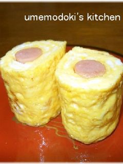 お弁当に★ウインナ巻き卵焼き-レシピのメイン写真