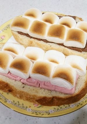 フワフワ☆スモアトースト♫簡単♪-レシピのメイン写真
