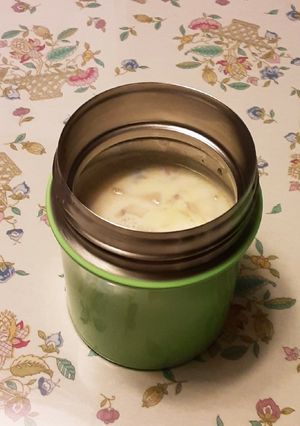 ほっこり★スープジャーで味噌ミルクスープ-レシピのメイン写真