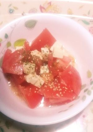 トマトとベビーチーズのフレンチサラダ-レシピのメイン写真