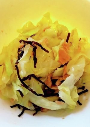 お弁当に キャベツとツナと塩昆布-レシピのメイン写真
