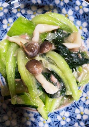 チンゲン菜とツナ缶のスピード炒め-レシピのメイン写真
