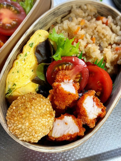 炊き込みご飯弁当-レシピのメイン写真