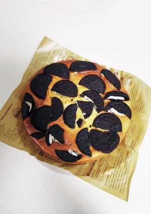 甘さ控えめ♡オレオのベイクドチーズケーキ-レシピのメイン写真