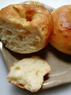【もち麦】プニプニ食感!ベーグル-レシピのメイン写真
