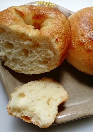 【もち麦】プニプニ食感!ベーグル-レシピのメイン写真