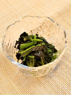 ほうれん草の磯部和え-レシピのメイン写真
