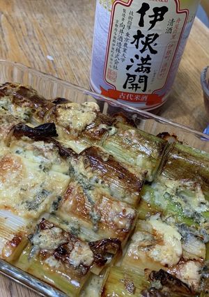 極太ねぎのブルーチーズ焼き-レシピのメイン写真