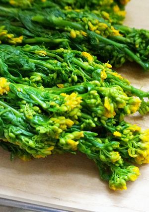川俣菜の菜の花の茹で方-レシピのメイン写真