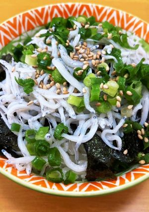 白ご飯にぴったり☆ゴマ香るしらす丼-レシピのメイン写真