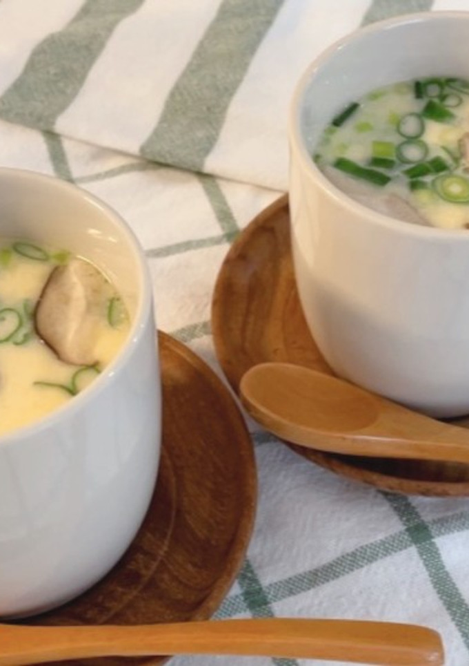 簡単！滑らか茶碗蒸し♡材料２つで料亭の味-レシピのメイン写真