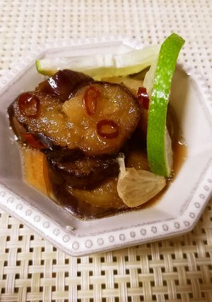 甘酸っぱい！ナスの蜂蜜とライムのマリネ-レシピのメイン写真