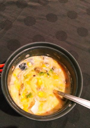 山ごはん塩さけとあさりのミルクラーメン-レシピのメイン写真