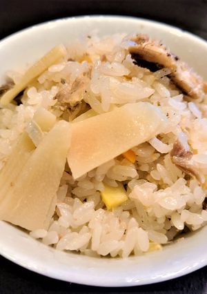 楽々かんたん☆タケノコご飯をサバ缶で！！-レシピのメイン写真