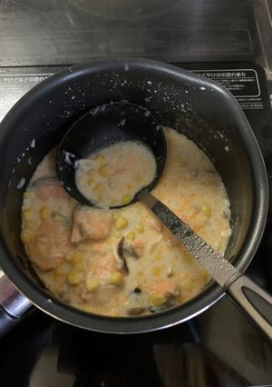 さけの中華クリームスープ-レシピのメイン写真