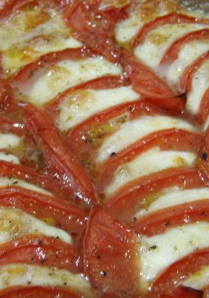 モツッァレラとトマト焼いちゃった♪-レシピのメイン写真