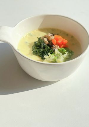 【離乳食完了期】フライパンで作る茶碗蒸し-レシピのメイン写真