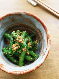 基本◎いんげんの胡麻和え-レシピのメイン写真