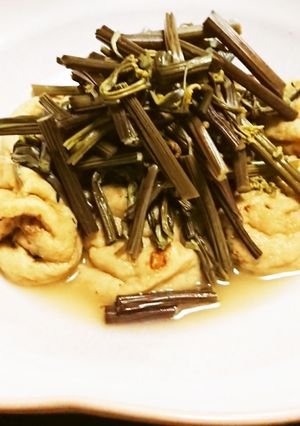 飛竜頭とわらびの煮物-レシピのメイン写真