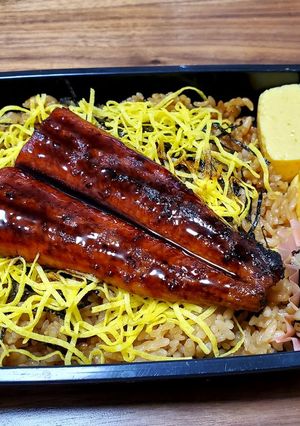 簡単！大好き うなぎ弁当(おやじの弁当)-レシピのメイン写真