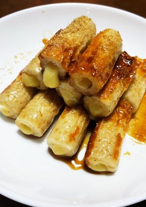 超簡単　チーズインちくわ　甘辛-レシピのメイン写真