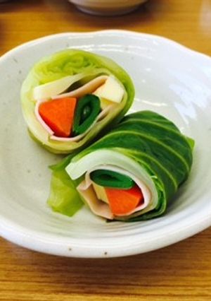 春キャベツのサラダロール-レシピのメイン写真