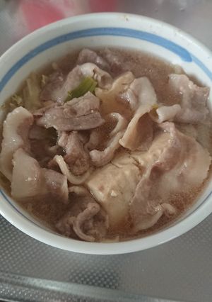 レンジで簡単・甘辛だれで肉豆腐-レシピのメイン写真