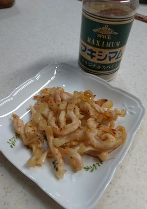 ささみのすじ　焼いただけ-レシピのメイン写真
