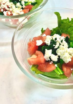 簡単給食　カッテージチーズサラダ-レシピのメイン写真