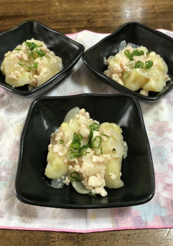 バターのコク旨♡じゃがいものそぼろ煮-レシピのメイン写真