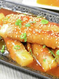 トッポギ風☆お餅の豚肉巻き-レシピのメイン写真