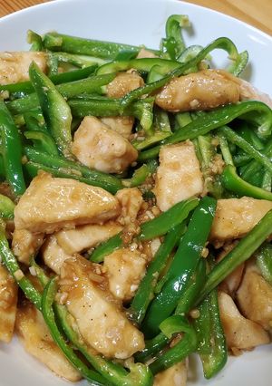 節約おつまみ＆おかず♡鶏胸肉で青椒肉絲風-レシピのメイン写真