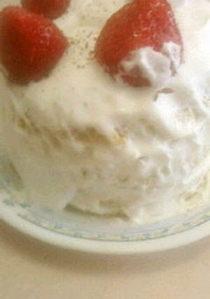 １２㎝のバースデイケーキ-レシピのメイン写真