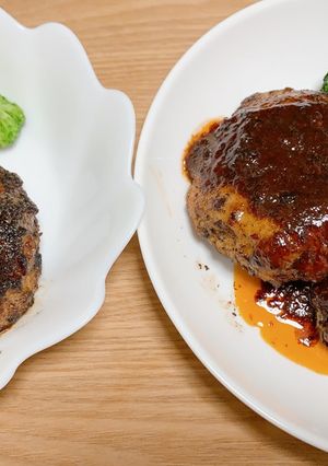 ハンバーグ-レシピのメイン写真