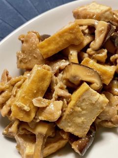 厚揚げと椎茸の炒め煮-レシピのメイン写真