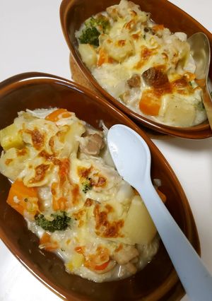 魚焼きグリルで野菜たっぷりヘルシードリア-レシピのメイン写真