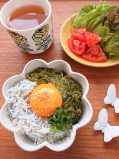 簡単 めかぶ しらす丼-レシピのメイン写真