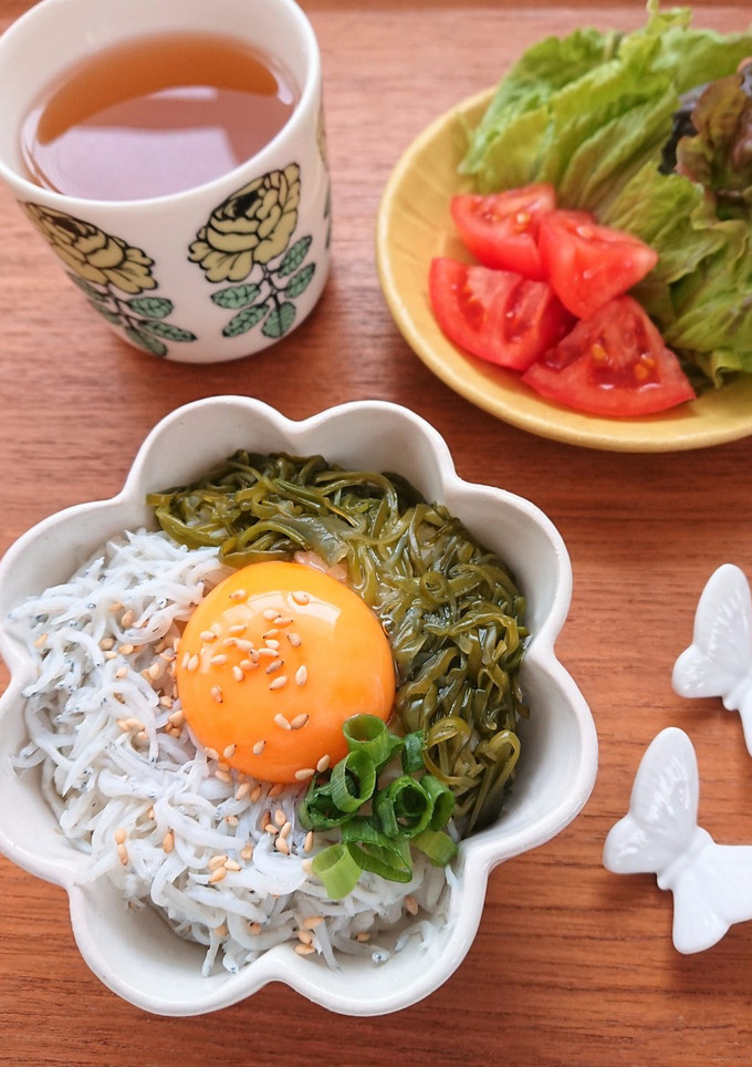 簡単 めかぶ しらす丼-レシピのメイン写真