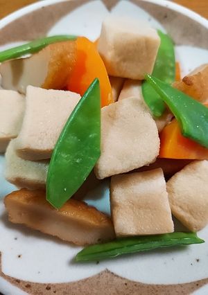 高野豆腐の煮物-レシピのメイン写真