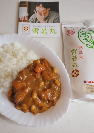 雪若丸とカレーライス-レシピのメイン写真
