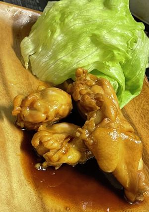 簡単!鳥手羽の煮付け-レシピのメイン写真