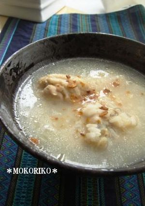 とろとろ♪鶏ともち米のあったかスープ-レシピのメイン写真