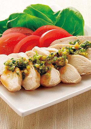 蒸し鶏の香味だれ-レシピのメイン写真