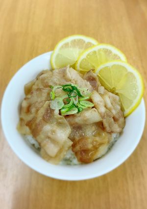 簡単！豚塩レモン丼-レシピのメイン写真