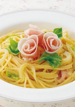 生ハムときゃべつのコーンクリームパスタ-レシピのメイン写真