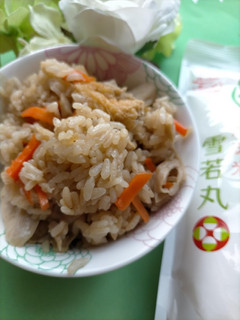 ちょいまんま無洗米で簡単炊き込みご飯♡-レシピのメイン写真