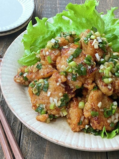 ポン酢で簡単!鶏唐揚げのやみつき香味ダレ-レシピのメイン写真