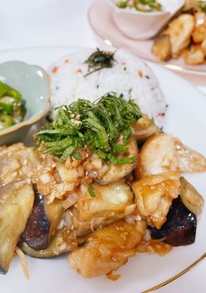 鶏ももとなすのポン酢炒め-レシピのメイン写真
